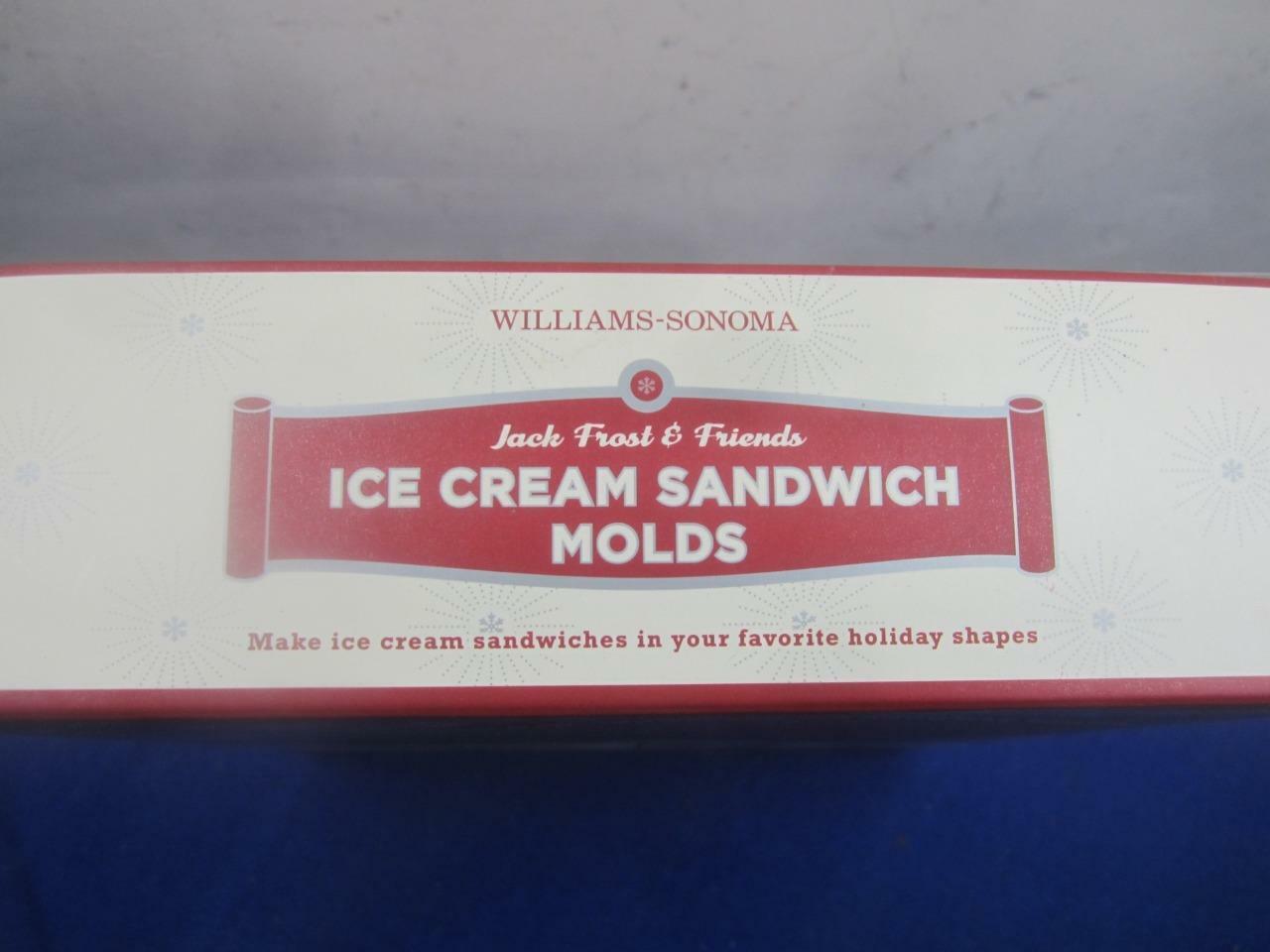 Williams-Sonoma Jack Frost & Friends Ice Cream Sandwich Molds NIP  A15 - Fresh Stock Dated February 2026