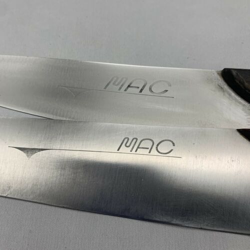 Damaged Lot of Two Japanese Chef's Kitchen Knives  MAC From Japan ST447 - Fresh Stock Dated December 2025