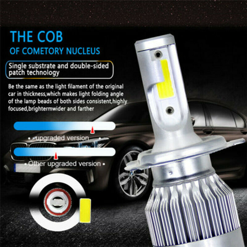 For Suzuki Boulevard M109R C50T C90T M50 M90 S40 S83 2PCS LED Headlight H4 6000K - Fresh Stock Dated February 2026