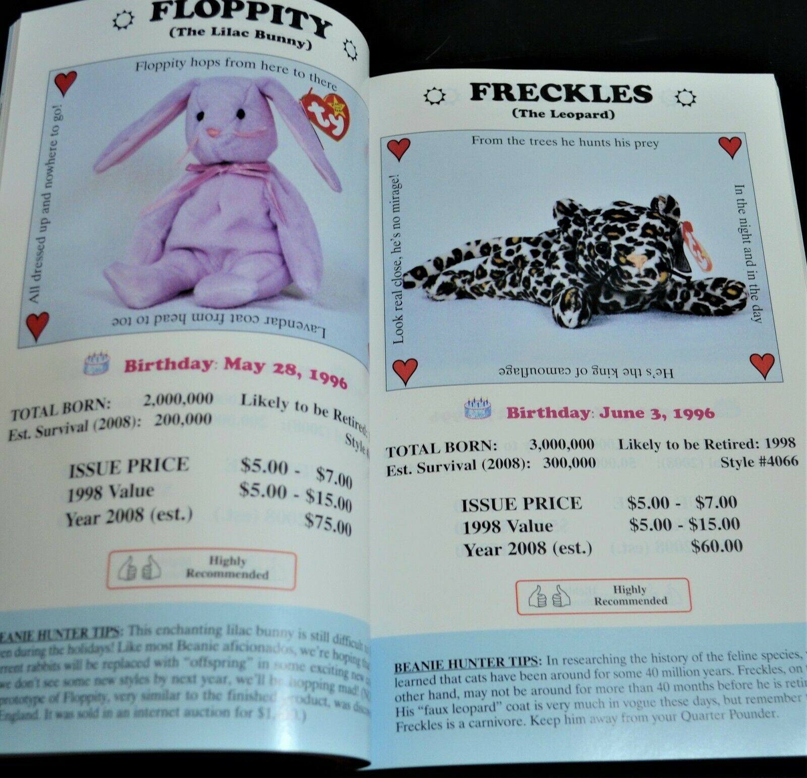 TY The Beanie Baby,Handbook, 1998 Edition, Les Sue Fox, Collectible Toys Book - Fresh Stock Dated December 2025