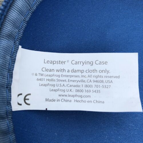 Green Leapster Leap Frog Padded Case Holder For LeapFrog System - Fresh Stock Dated December 2025