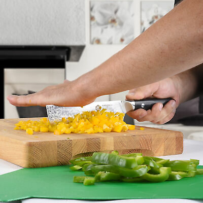 Kessaku Butcher Cleaver Nakiri Knife 67-Layer Japanese Damascus Steel, 7-Inch - Fresh Stock Dated December 2025