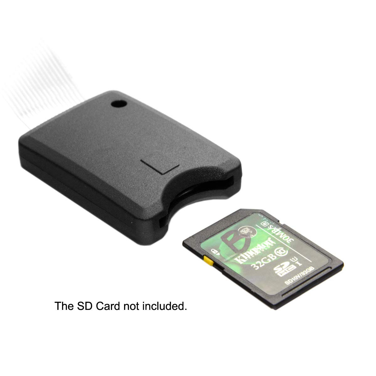 Standard SD SDHC Memory Card Kit Male to SD Female Extension Soft Flat FPC Cable - Fresh Stock Dated February 2026