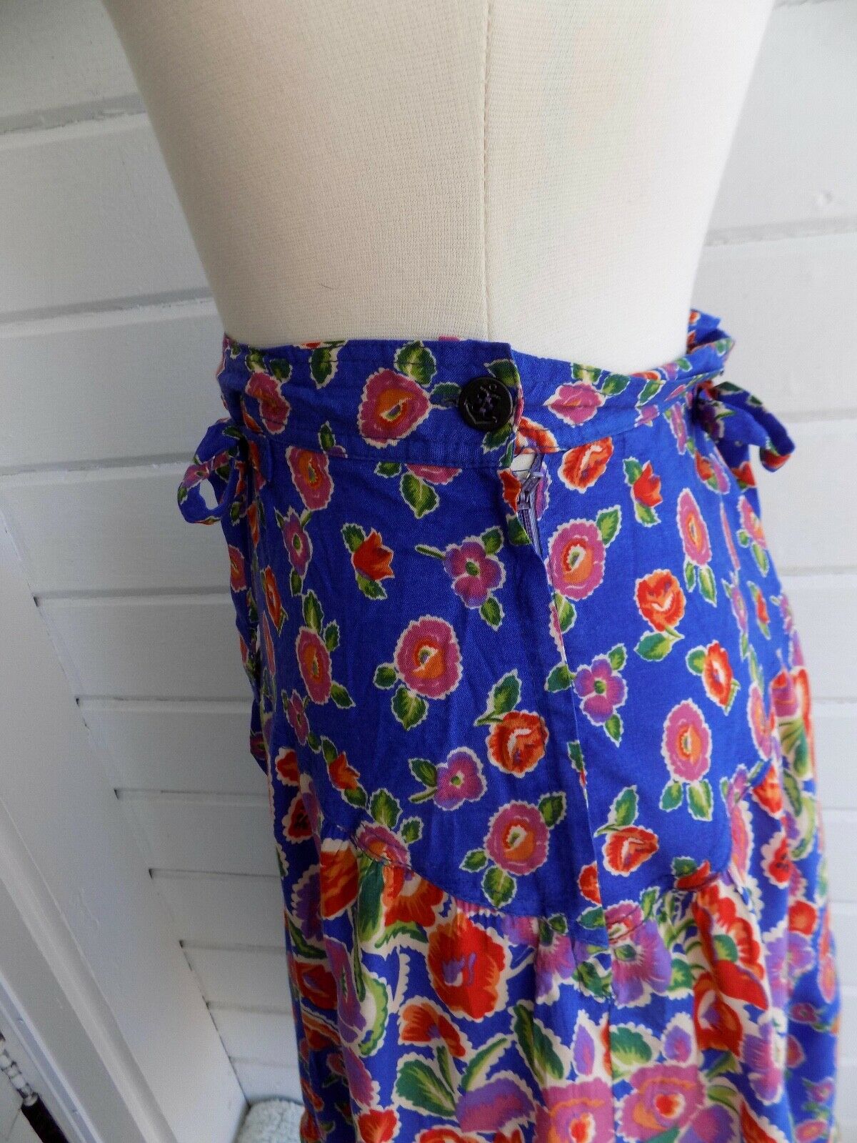 Vtg. Bombacha for ESPRIT DE CORP Floral A Line Midi Skirt - Sz. 9 - Fresh Stock Dated February 2026