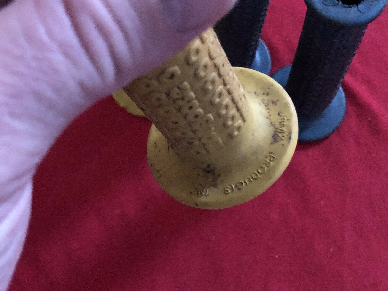 ORIGINAL MONGOOSE GRIPS YELLOW BLUE OLD SCHOOL BMX - Fresh Stock Dated December 2025