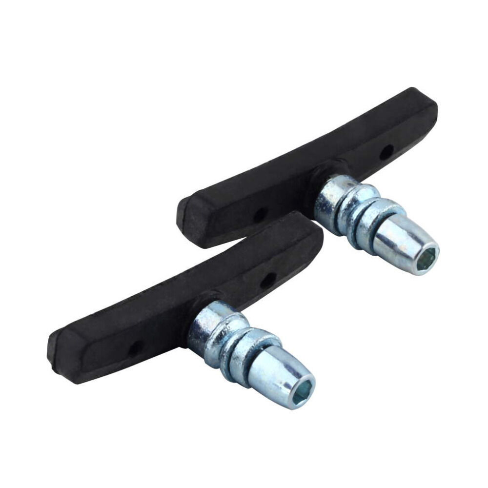 2 Pair Mountain Bike  Cycling V Brake Holder Pads   Rubber Durable  Performance - Fresh Stock Dated December 2025