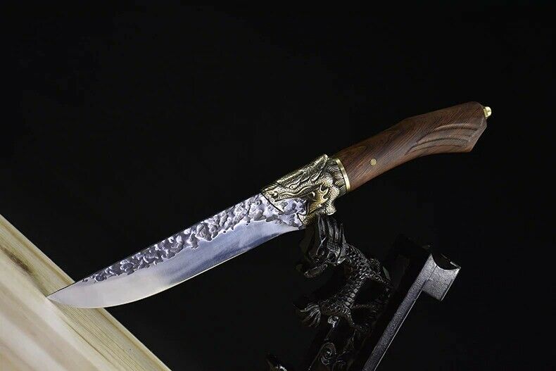 7 inch Handmade Chef Knife Fixed Blade Meat Knives Chinese Cleaver Cooking Tools - Fresh Stock Dated December 2025