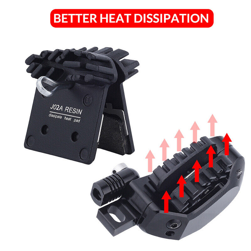 Shimano J02A/L05A-RF Resin Disc Brake Pads ICE-TECH Fin&Spring Bike Caliper Part - Fresh Stock Dated February 2026