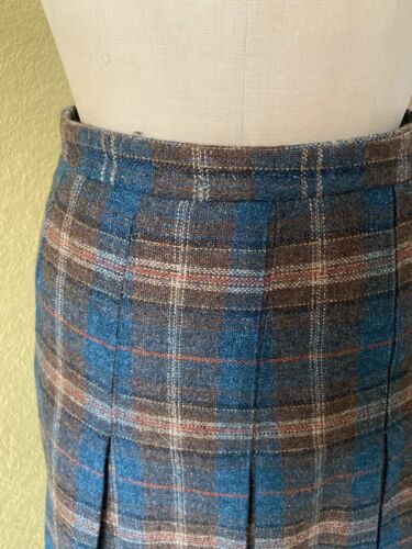 vintage 60s skirt plaid wool pleated (union label) - Fresh Stock Dated February 2026