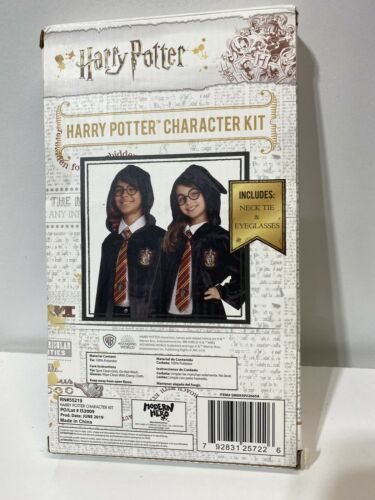 NEW Harry Potter Character Kit Gryffindor Spirit Eyeglasses And Neck Tie Costume - Fresh Stock Dated December 2025