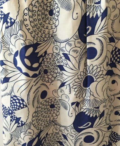 Hartford Alternative Classics Silk/Blend Pull-On Geo/Print Size 1 Blue/Cr Skirt - Fresh Stock Dated February 2026