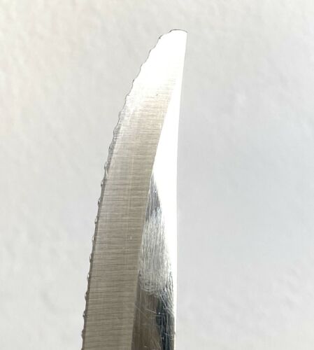 CUTCO 1729 KI Petite Serrated Carving Knife Brown Orange Marbled DAMAGED - Fresh Stock Dated December 2025