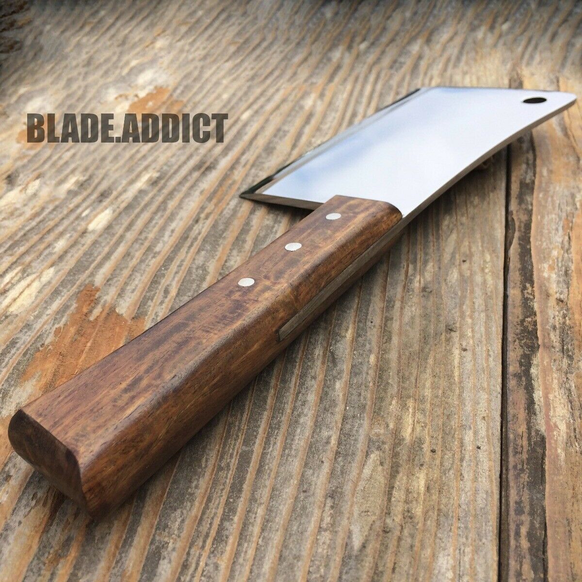 PROFESSIONAL Steak Meat Cleaver Chef Butcher Chopper Knife Stainless Steel Blade - Fresh Stock Dated December 2025