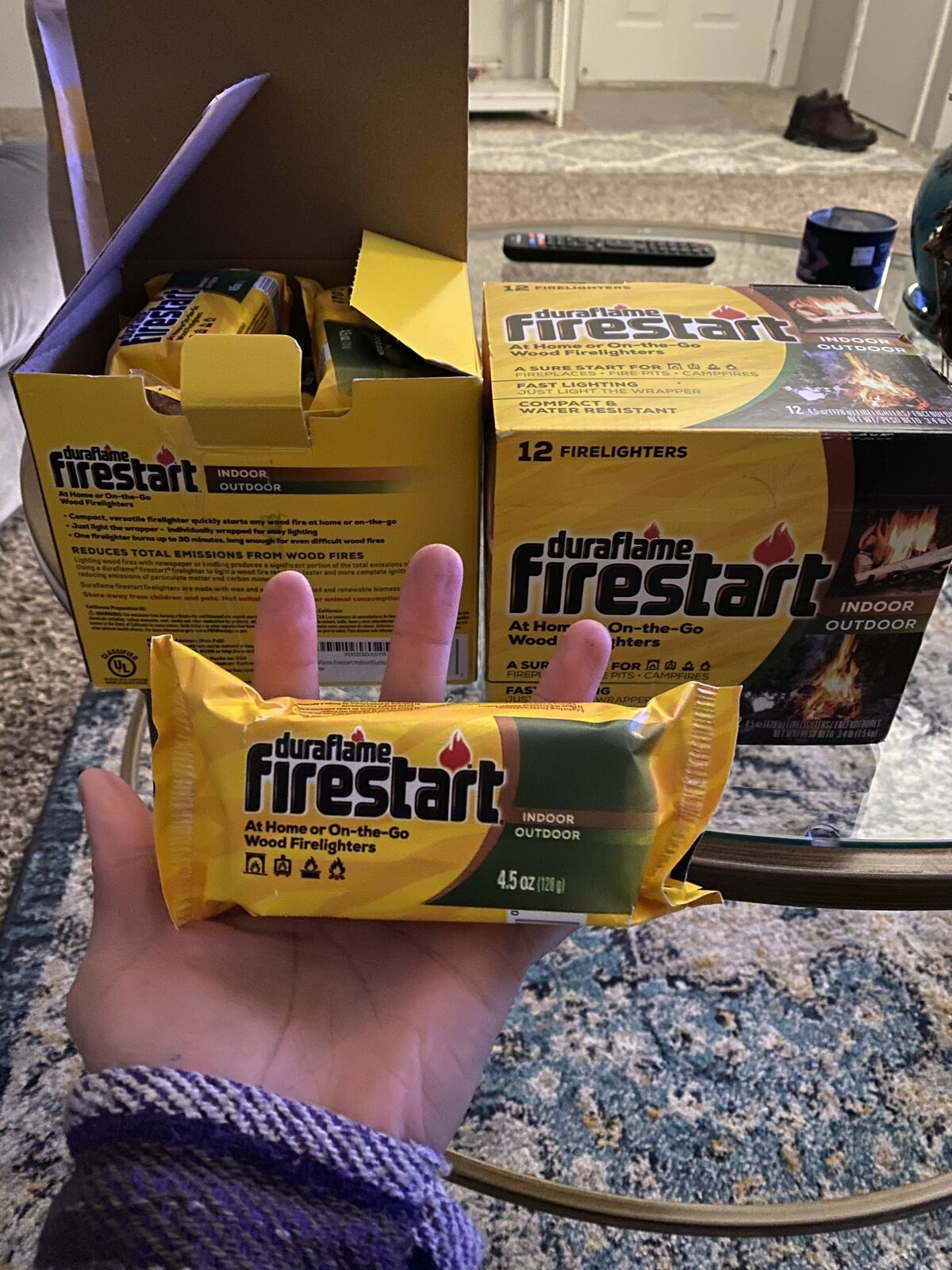 duraflame Firestart Indoor/Outdoor Firelighters, 24 pack - Fresh Stock Dated December 2025
