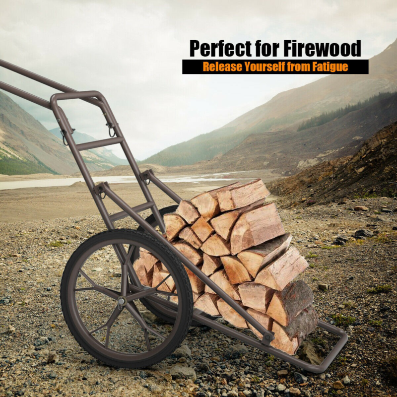 Deer Cart 500 Lbs Game Hauler Utility Hunting Dolly Wheeled Tree Stand Climbing - Fresh Stock Dated February 2026