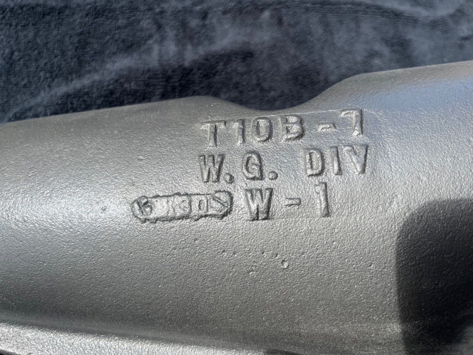 1962-1966 Ford Galaxie 500 Borg Warner T10 4 Speed Tailhousing T10B-7 Tailshaft - Fresh Stock Dated February 2026