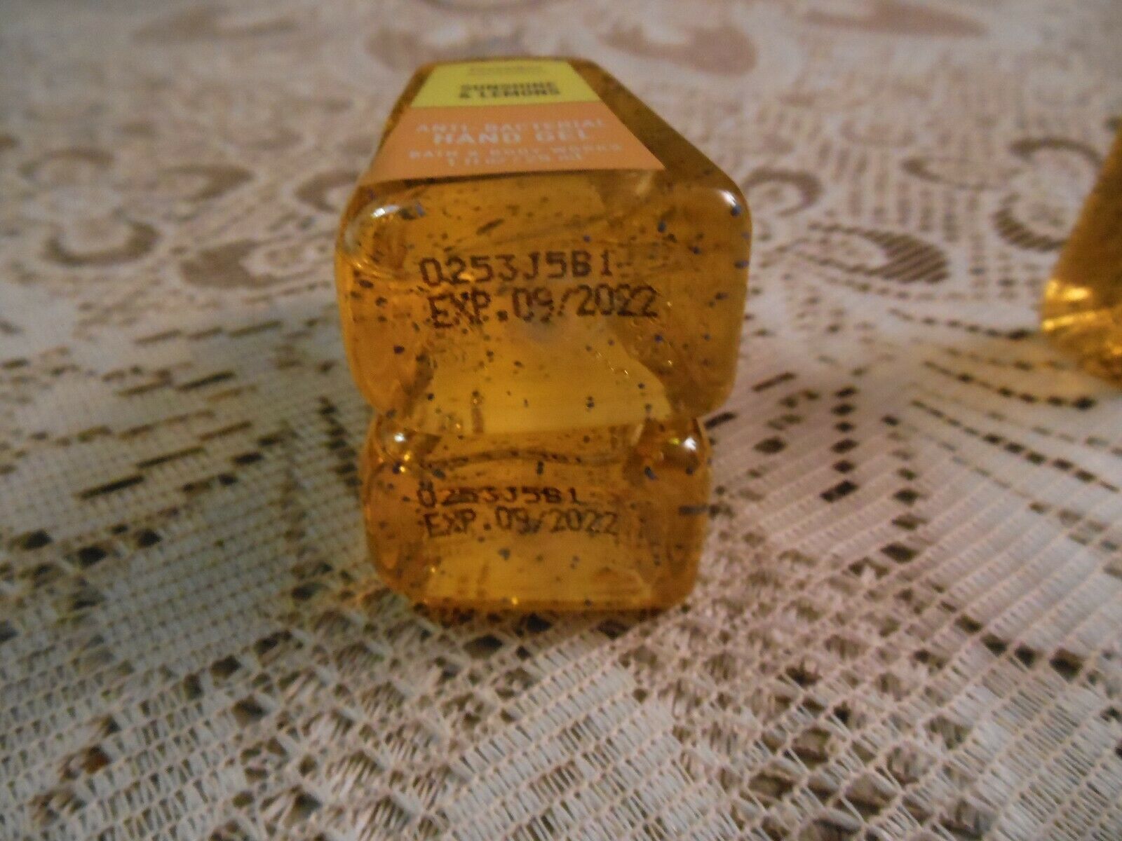 BATH & BODY WORKS HAND GEL POCKET SIZE SUNSHINE & LEMONS SET OF 3 FRESH - Fresh Stock Dated February 2026