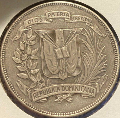 1939 Dominican Republic Silver Peso - Fresh Stock Dated December 2025
