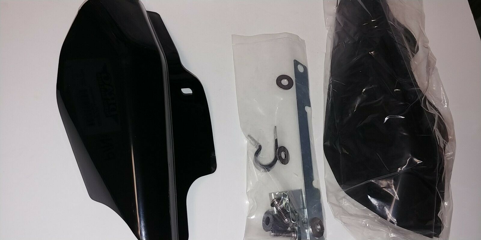 Drag Specialties 0504-0323 Frame Mounted Heat Deflectors for Harley - Fresh Stock Dated February 2026