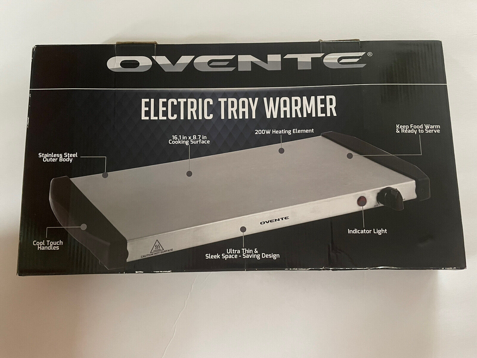 Ovente Electric Buffet Server Portable Countertop Tray Warmer 200w NEW - Fresh Stock Dated February 2026