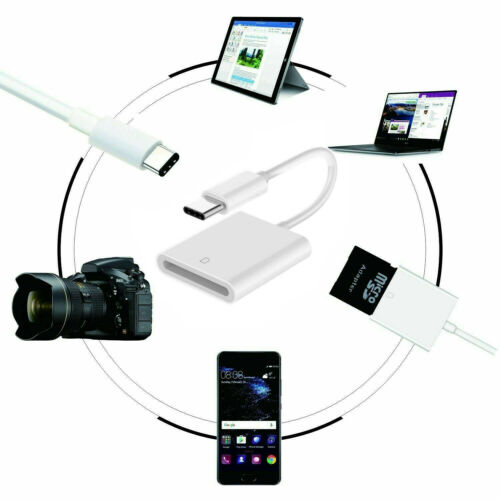 Type C to SD Card Reader Digital Camera Reader Adapter Trail Game Camera Viewer - Fresh Stock Dated February 2026