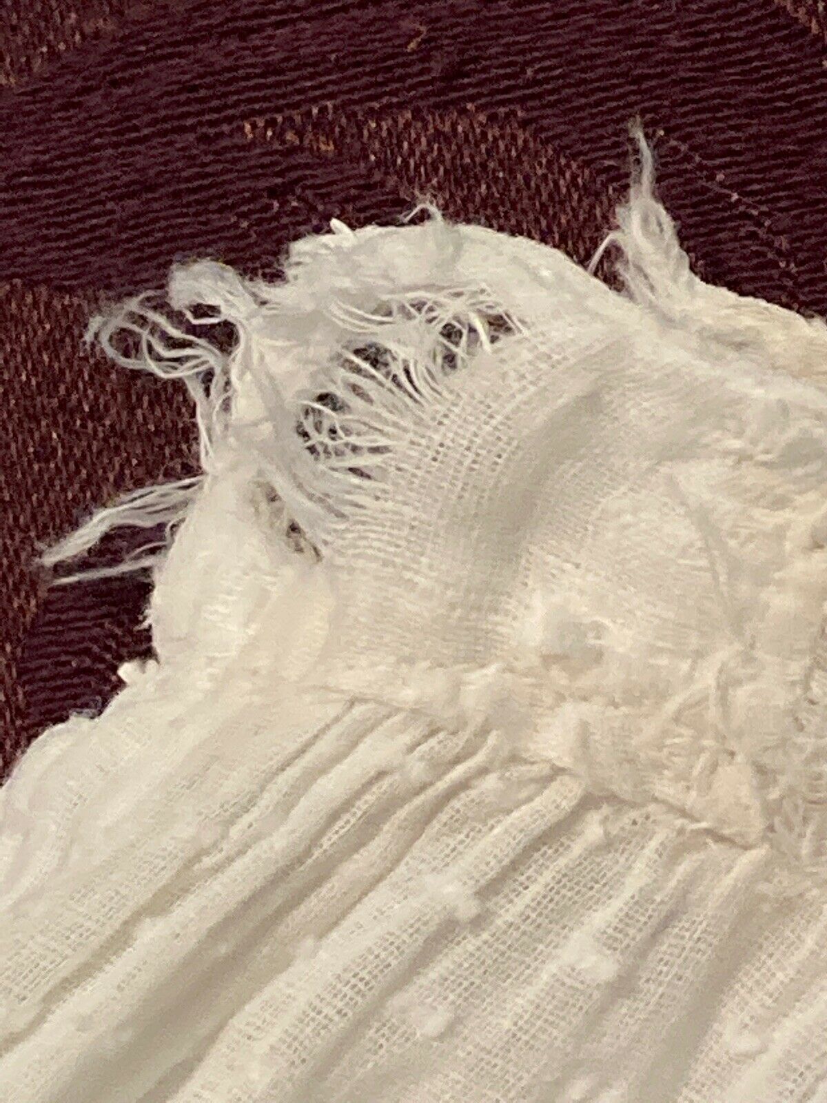 Antique Edwardian White Cotton Maxi Petticoat Skirt XXS - Fresh Stock Dated February 2026