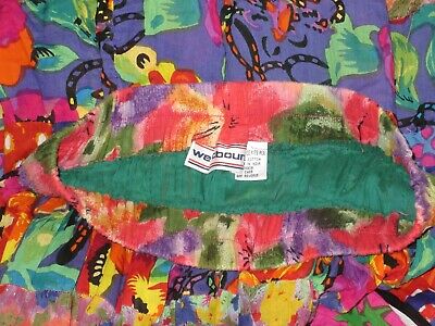 Vintage Colorful Rainbow Boho Gypsy Peasant Patchwork Gauze Maxi Skirt One Size - Fresh Stock Dated February 2026