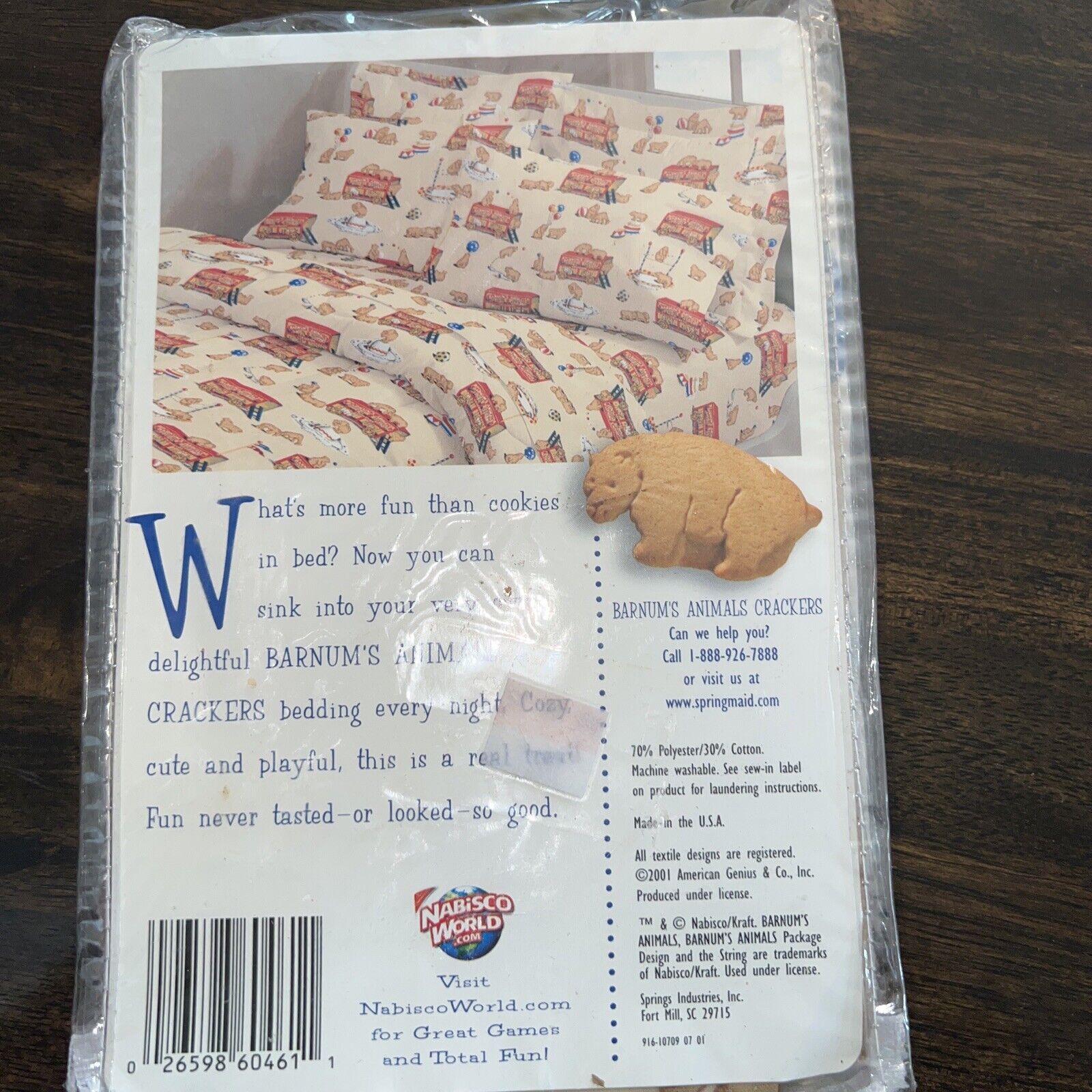 kids pillow sham Barnum’s Animal Crackers Pillow Sham. 20x26 Standard - Fresh Stock Dated February 2026