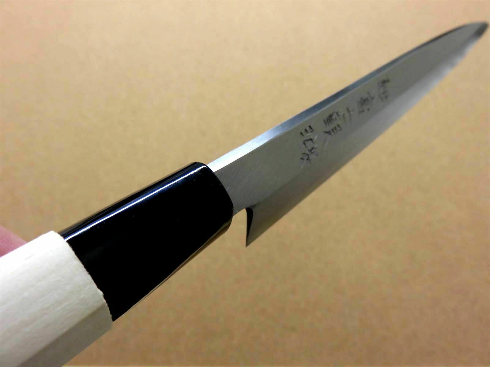 Japanese Kitchen Sashimi Yanagiba Knife 205mm 8.1 inch Right handed SEKI JAPAN - Fresh Stock Dated December 2025