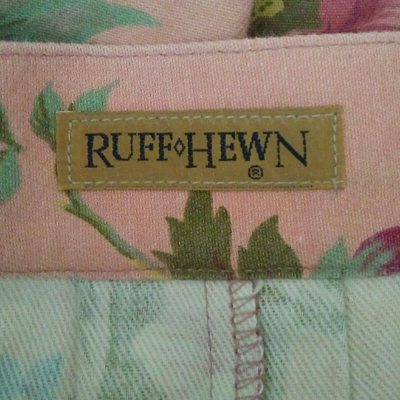 Vintage 90s Button Front High Waist Midi Skirt Cottagecore Prairie Rose Print - Fresh Stock Dated February 2026