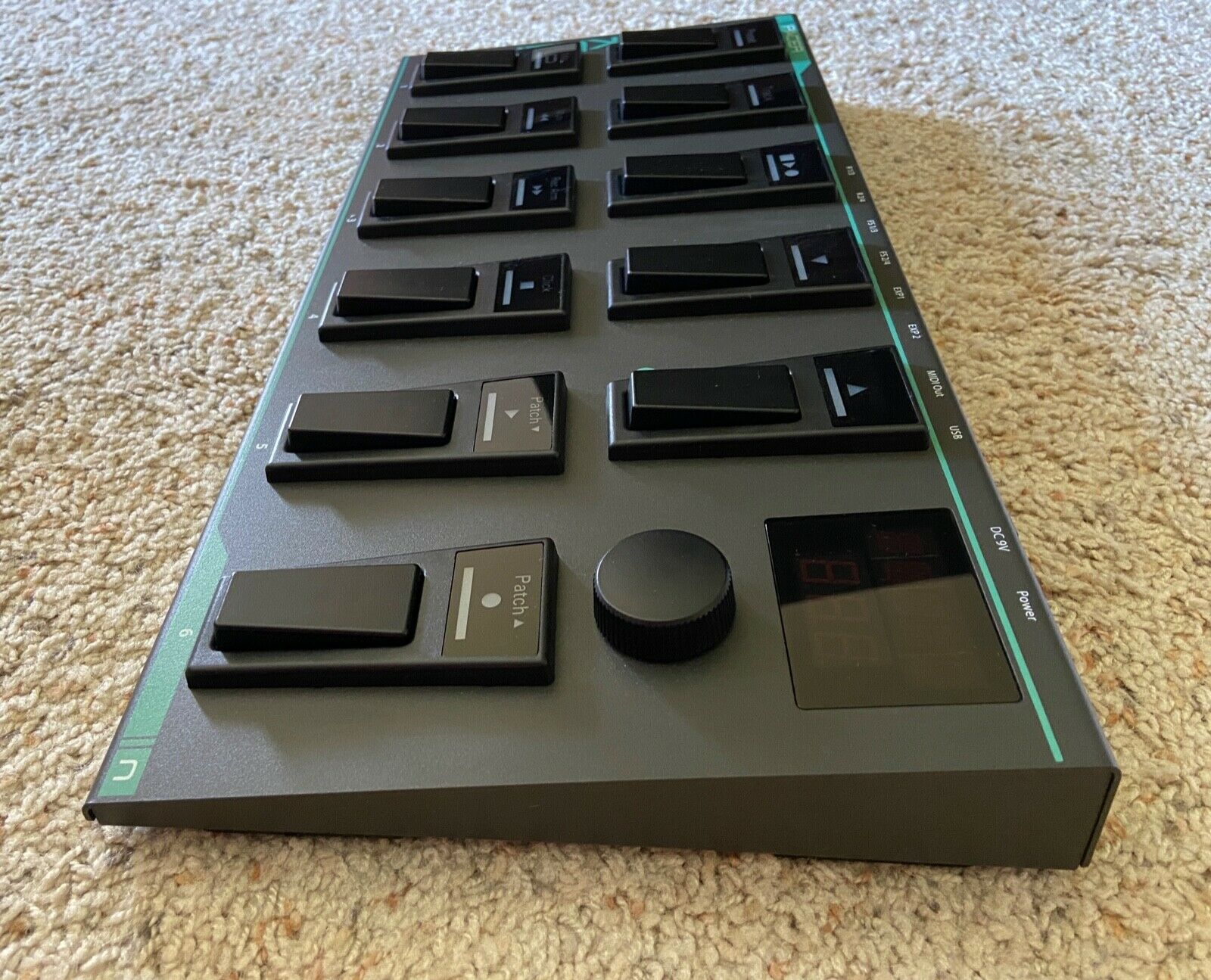 Nektar PACER MIDI Footswitch 4 use as DAW Guitar Keyboard Looper Foot Controller - Fresh Stock Dated February 2026