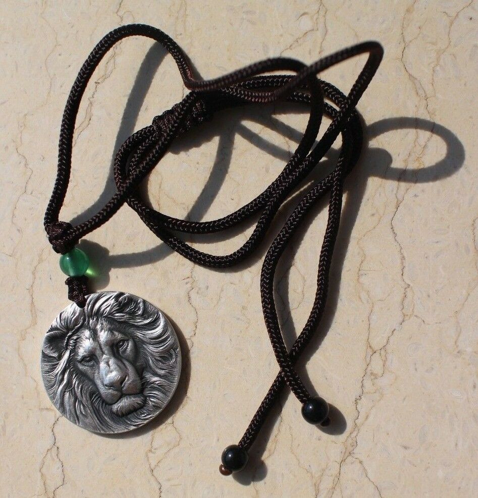 China 30mm Silver Medal/Pendant - Lion - Fresh Stock Dated February 2026