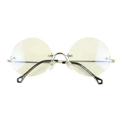 Steve Jobs Round Rimless Glasses Costume Apple Eye John Lennon Company Movie - Fresh Stock Dated February 2026