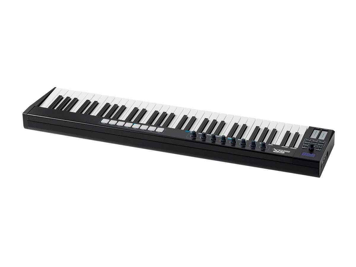 Monoprice SRK61 37 Key USB MIDI Keyboard Controller with 8 Backlit Pads, 8 Knobs - Fresh Stock Dated February 2026