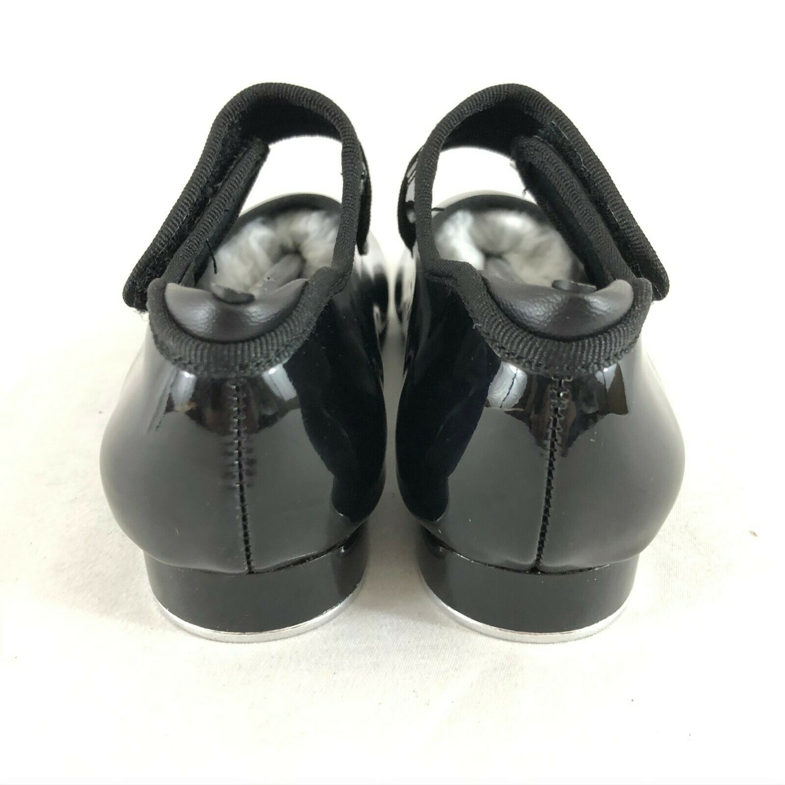 Danshuz Toddler Girls Tap Shoes Mary Jane Shiny Black Size 11.5 - Fresh Stock Dated December 2025