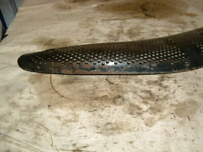 1978 Kawasaki KE125 Exhaust heat shield. - Fresh Stock Dated February 2026