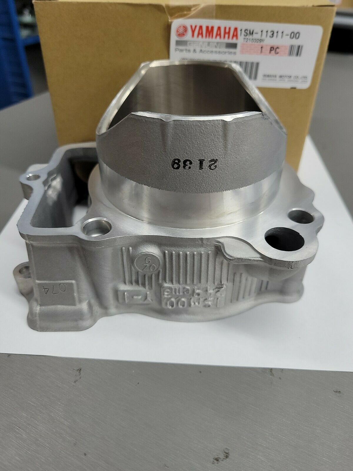 2015 - 2019 YAMAHA WR 250F YZ 250 OEM CYLINDER JUG STOCK BORE 1SM-11311-00-00 - Fresh Stock Dated February 2026