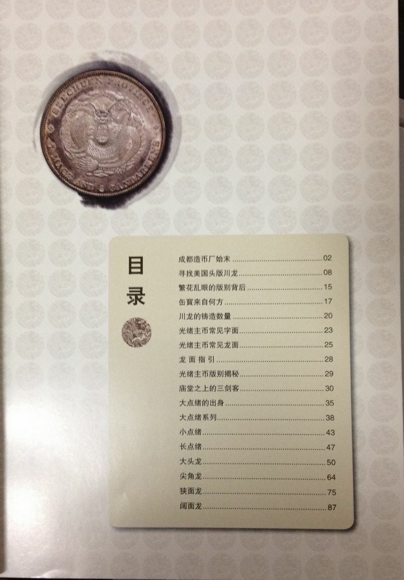 F1524, Special Catalog of China Szechuen Province Dragon Coins (2013) - Fresh Stock Dated February 2026