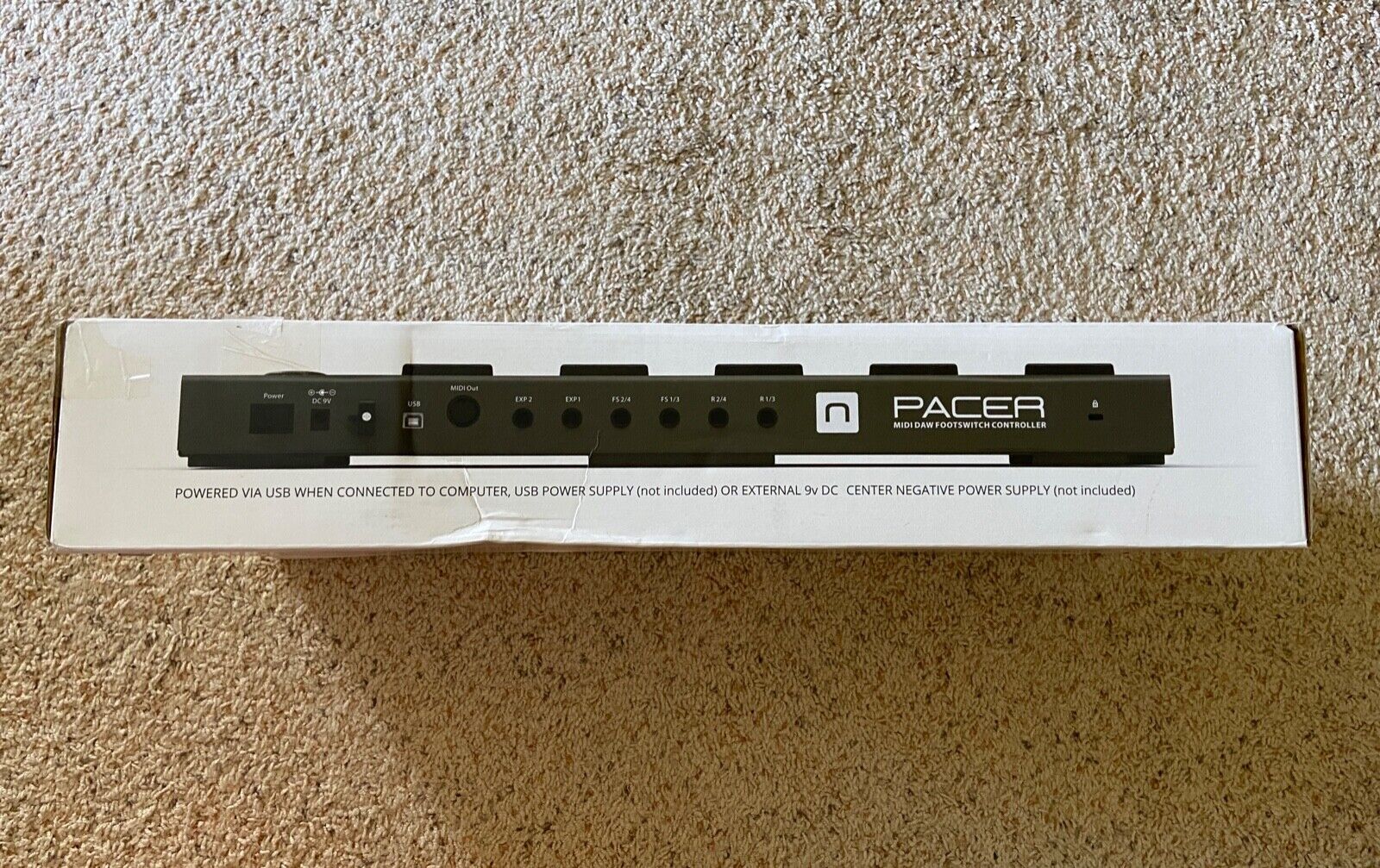Nektar PACER MIDI Footswitch 4 use as DAW Guitar Keyboard Looper Foot Controller - Fresh Stock Dated February 2026