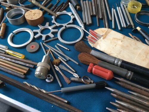 Watch Makers Jewelers Tools Lot Vintage Estate Starrett Swiss Mosley Marshall ++ - Fresh Stock Dated December 2025