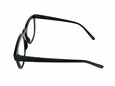 Black Rounded Frame Clear Glasses Johnny Depp Sunglasses Round Lens - Fresh Stock Dated February 2026