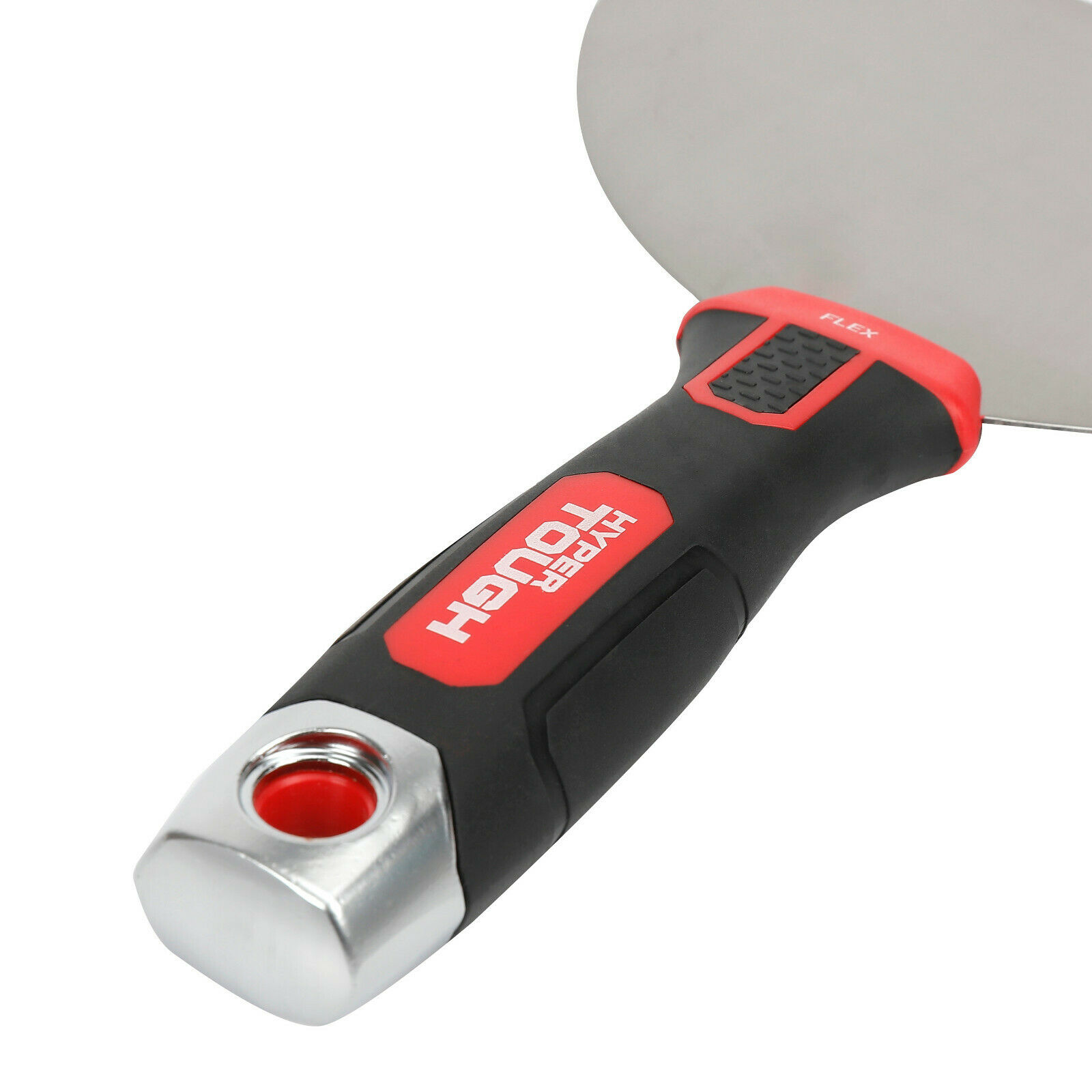 Hyper Tough 6-INCH FLEX PUTTY KNIFE Flexible Blade, Soft Grip, Hammer End TOOL - Fresh Stock Dated February 2026