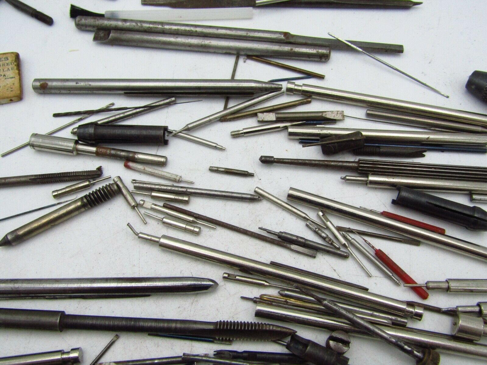 100+pc LOT OF WATCH TOOLS, BITS/TAPS/ETC WATCHMAKER/JEWELER GRAB BAG AS IS T3 - Fresh Stock Dated December 2025