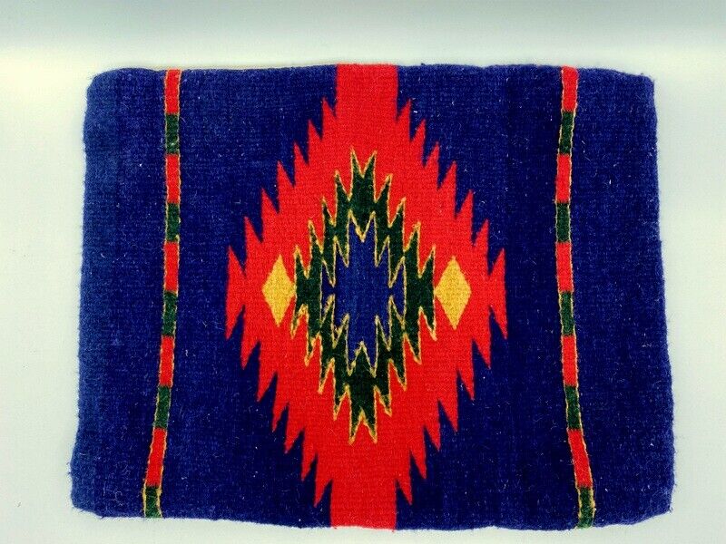 Set of Two Wool Rug Southwest Pillow covers 14.5 X 18.5 Linen Back Zip Closure - Fresh Stock Dated February 2026