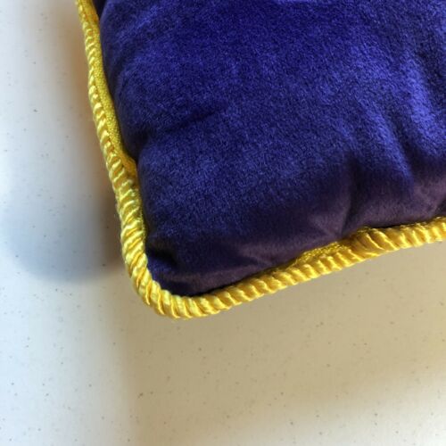 Vintage Harry Potter Purple Golden Snitch Throw Pillow 14 x 14 Very Clean 2001 - Fresh Stock Dated December 2025