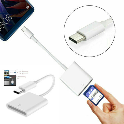 Type C to SD Card Reader Digital Camera Reader Adapter Trail Game Camera Viewer - Fresh Stock Dated February 2026