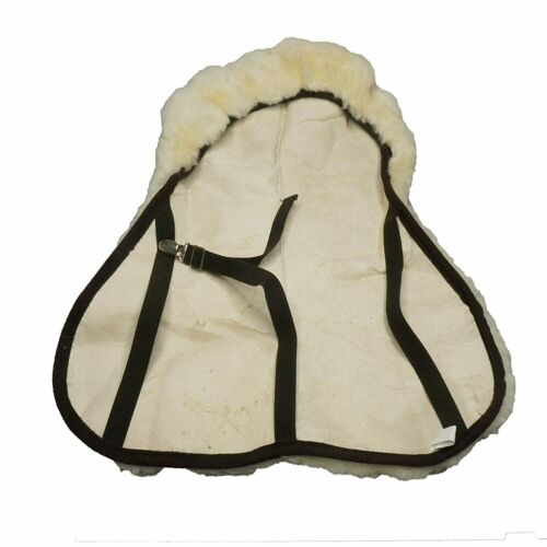 Genuine Australian Merino Sheepskin English Saddle Seat Saver Cover 16.5