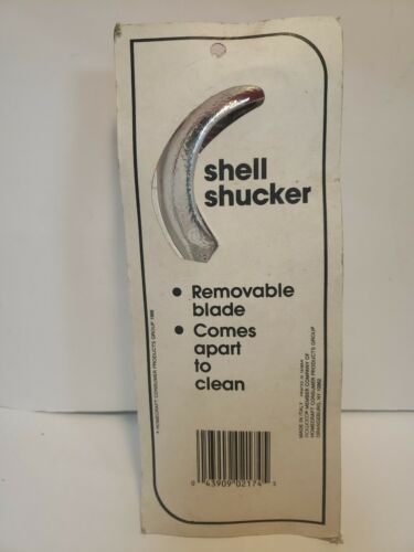 Oyster Shell Shucker Tool   Clam  Vintage Italy Rowoco Homecraft Handheld 2 Pc - Fresh Stock Dated December 2025