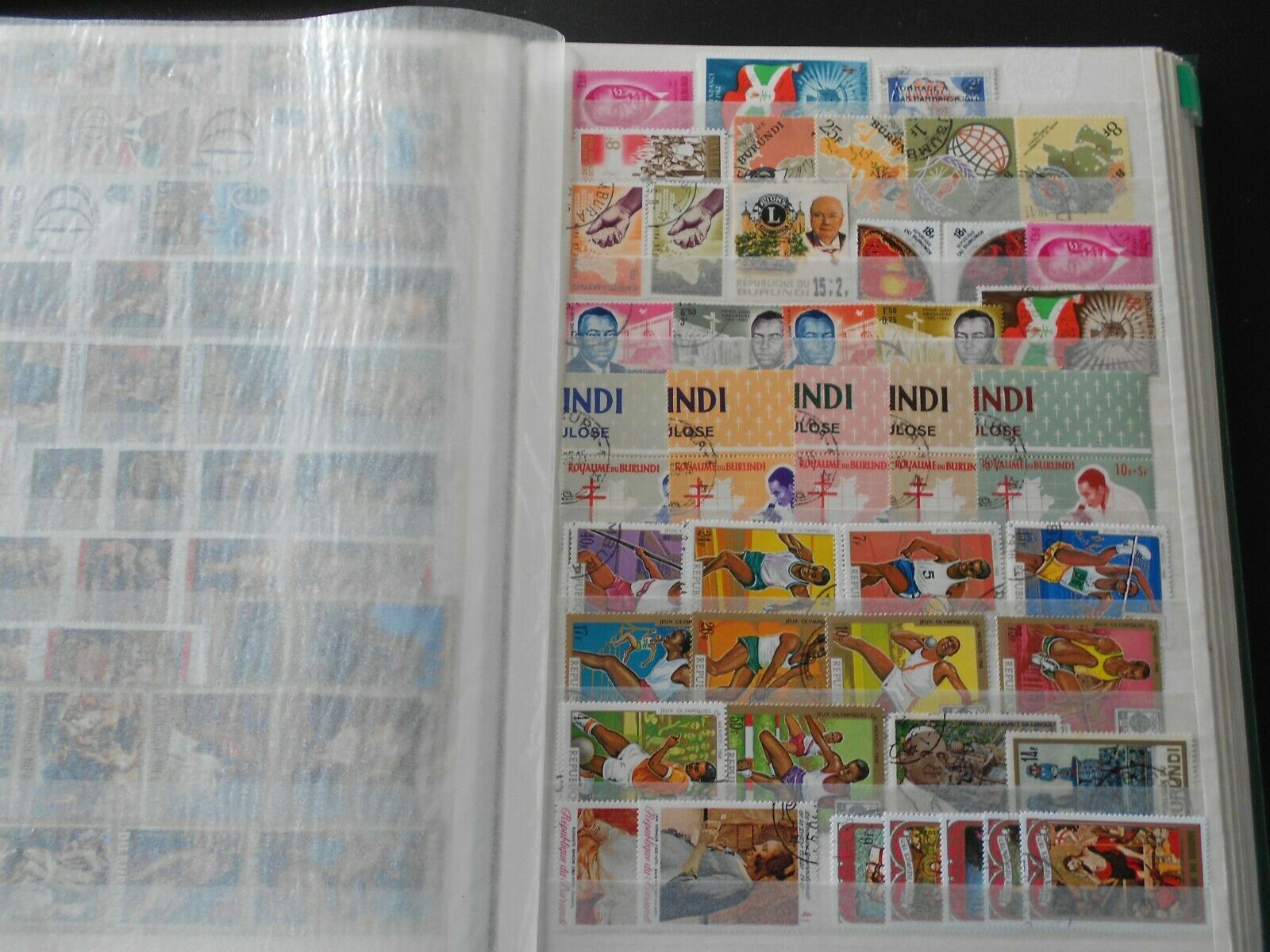 BURUNDI, beautiful collection of stamps on 10 scans, MNH/MH/USED! - Fresh Stock Dated December 2025