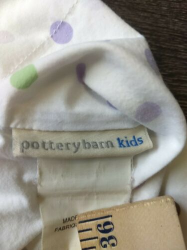 Pottery Barn Kids 2 Standard Pillowcases~Purple Green & Brown Polka Dots~100%... - Fresh Stock Dated December 2025